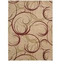 Nourison Nourison 472 Somerset Area Rug Collection Beige 3 ft 6 in. x 5 ft 6 in. Rectangle 99446004727